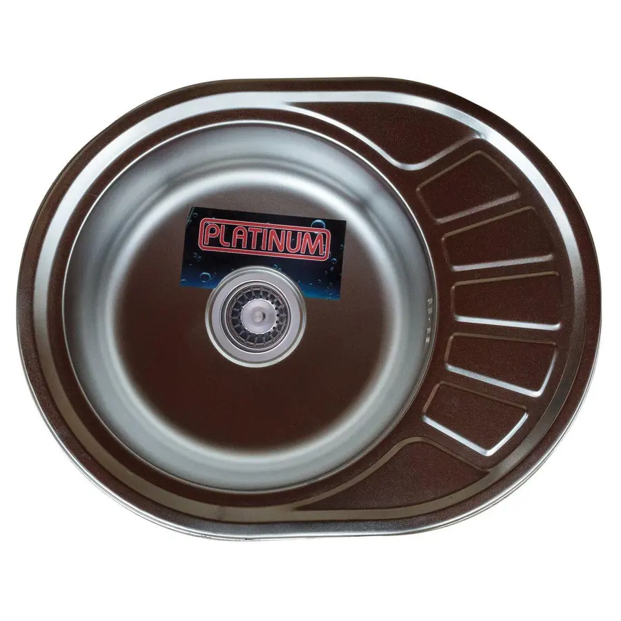 Кухонна мийка із нержавіючої сталі Platinum 5745 ПОЛИРОВАНА 0,6 / 170