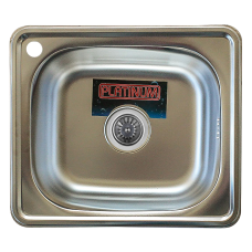 Кухонна мийка з нержавіючої сталі Platinum 4842 САТИН 0,6 / 160