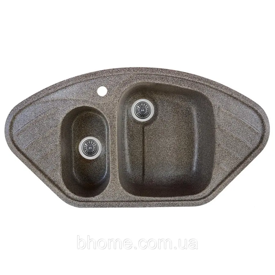 Гранітна мийка для кухні Platinum 9250UW LARGO глянець Мікс