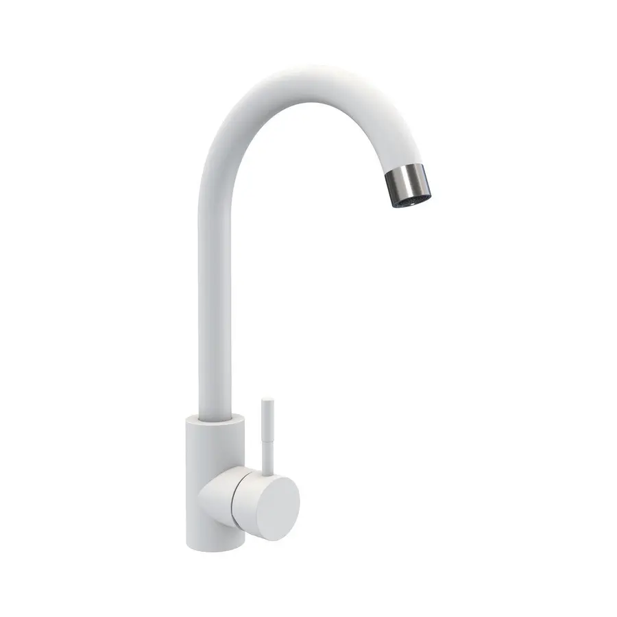 Кухонний змішувач Platinum NА3008A білий