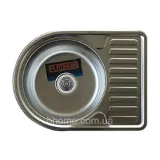 Кухонна мийка з нержавіючої сталі Platinum 5844 САТІН 0,8 / 180