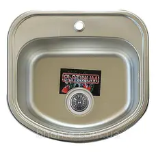 Кухонна мийка з нержавіючої сталі Platinum 4947 САТІН 0,8 / 180