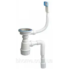 Сифон для кухонной мойки Platinum с переливом