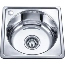 Кухонна мийка з нержавіючої сталі Platinum 4040 МИКРОДЕКОР 0,8 / 180