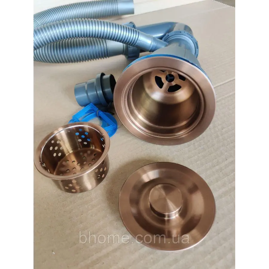 Сифон для гранитной мойки Platinum одинарный 