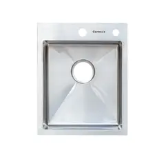 Кухонная мойка Platinum Handmade 40 * 50/220 3,0 / 1,5 мм корзина и дозатор в комплекте