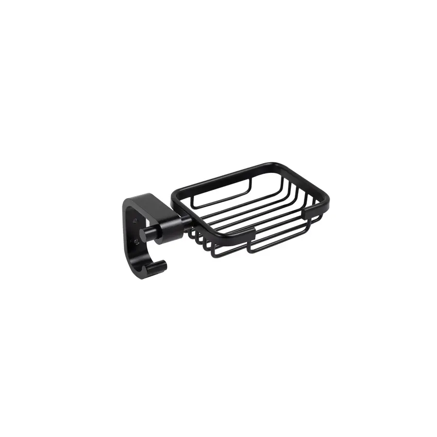 Мыльница черная Germece 5502-1 PL, алюминий