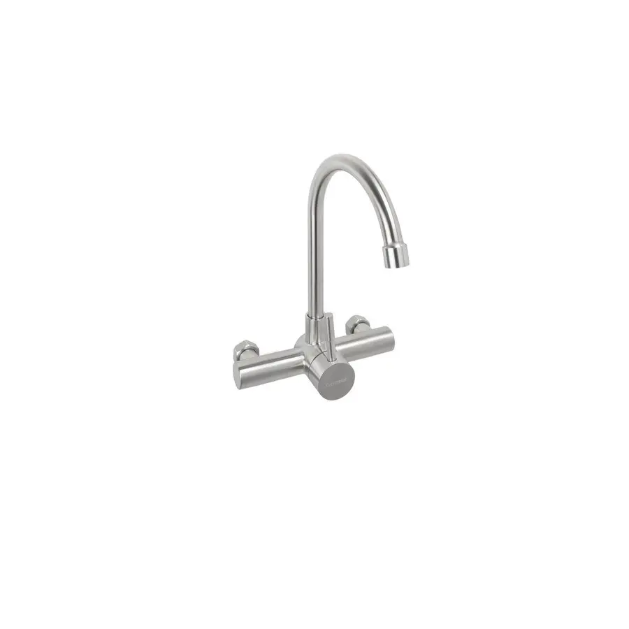 Кухонный смеситель настенный Platinum KT 13 (3008C) стальной