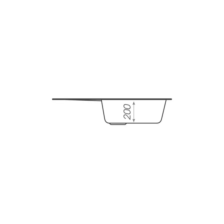 Гранитная мойка для кухни Platinum 6550 LOTOS глянец Сафари