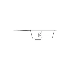 Гранитная мойка для кухни Platinum 6247 BORA глянец Белая в точку