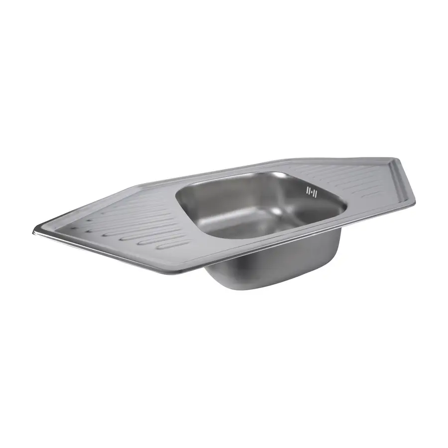 Кухонна мийка з нержавіючої сталі Platinum 9550В САТІН 0,8 / 180