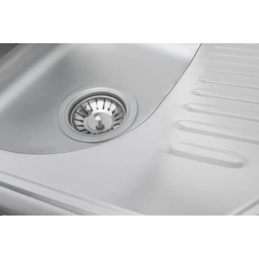 Кухонна мийка з нержавіючої сталі Platinum 9550В САТІН 0,8 / 180