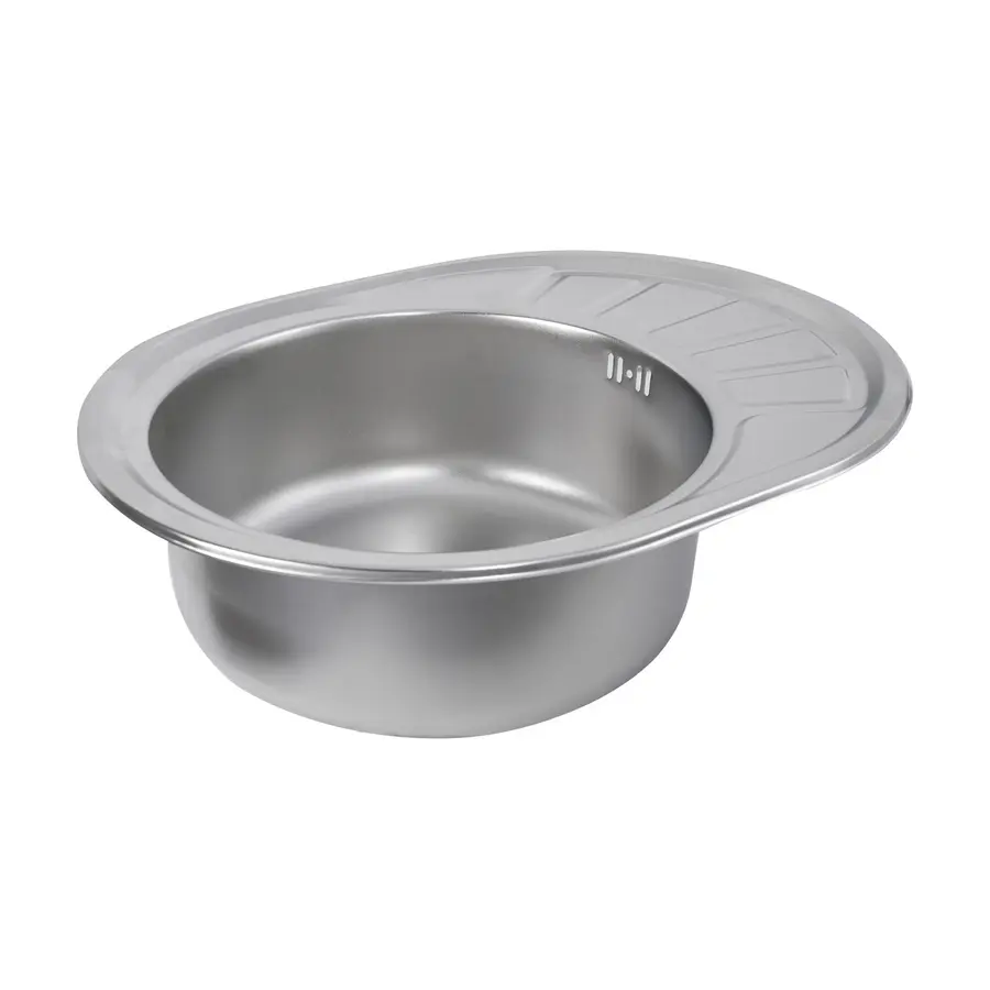 Кухонна мийка з нержавіючої сталі Platinum 5745 САТИН 0,8 / 180