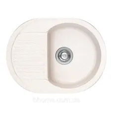 Гранітна мийка для кухні Platinum 6247 BORA глянець Топаз