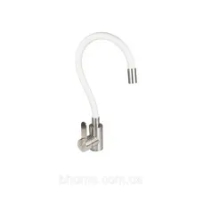 Змішувач кухонний Platinum білий 3008Е