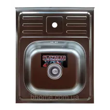 Кухонна мийка з нержавіючої сталі Platinum 5060 САТІН 0,5 / 160