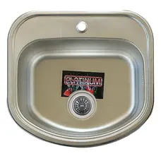 Кухонна мийка з нержавіючої сталі Platinum 4947 ПОЛИРОВКА 0,8 / 180