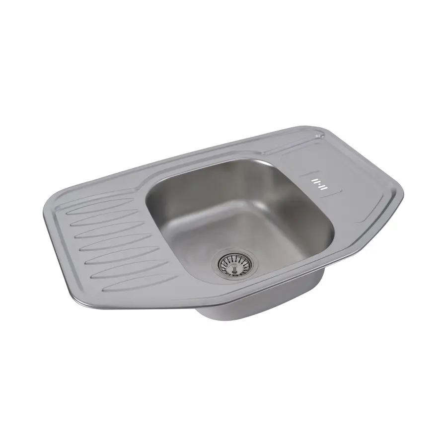 Кухонна мийка з нержавіючої сталі Platinum 7851 САТІН 0,8 / 180