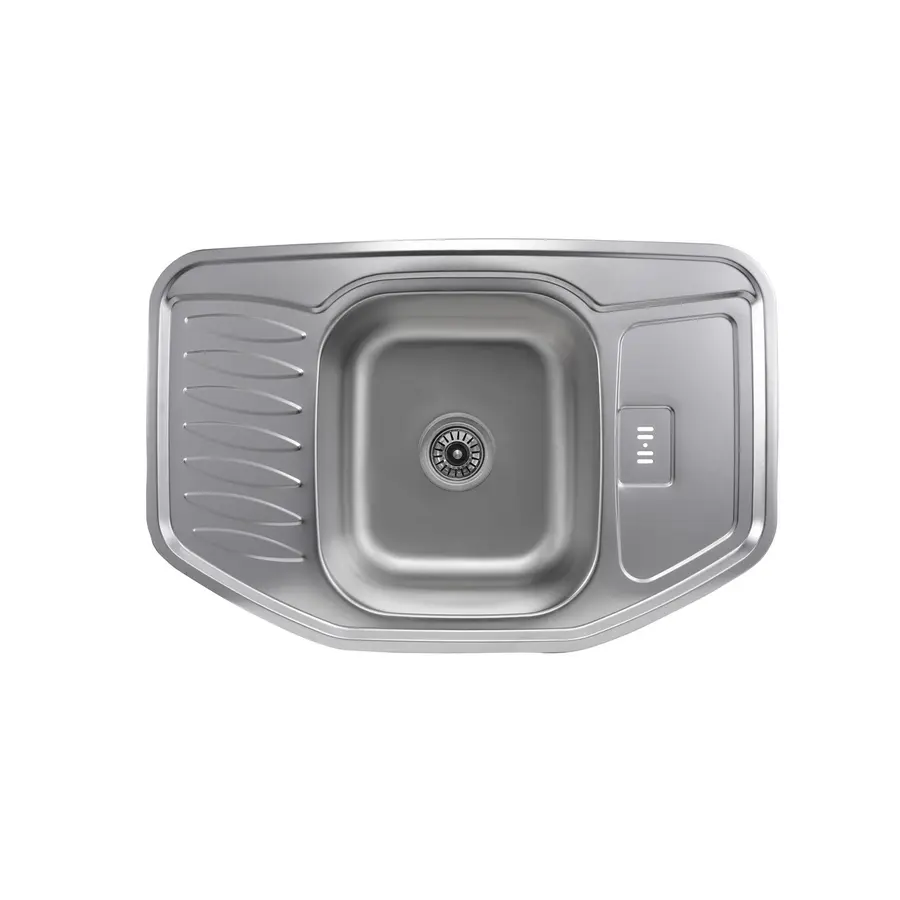 Кухонна мийка з нержавіючої сталі Platinum 7851 САТІН 0,8 / 180