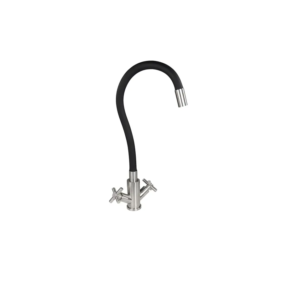 Кухонний змішувач гнучкий на кран-буксах Platinum 3105 Е