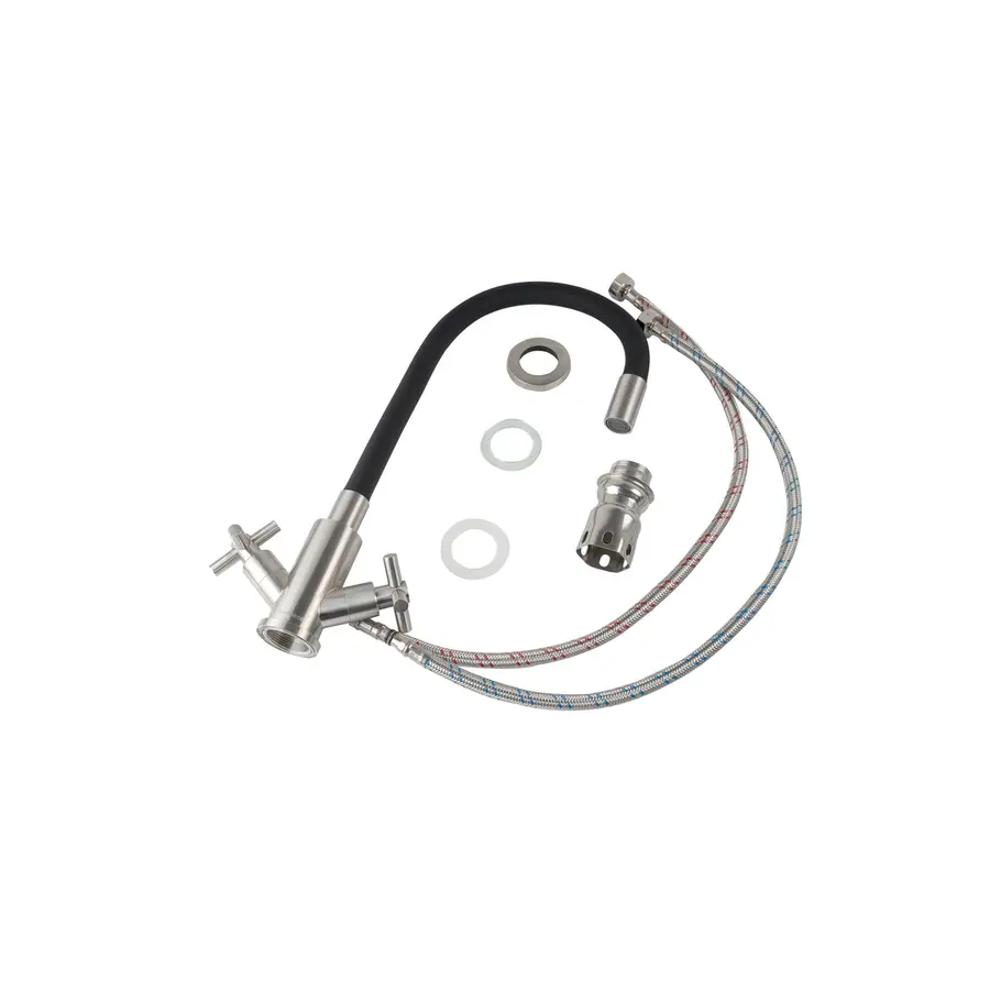 Кухонний змішувач гнучкий на кран-буксах Platinum 3105 Е