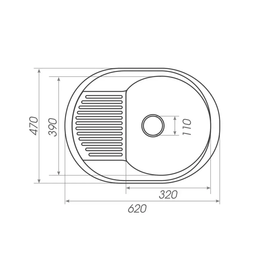 Гранитная мойка для кухни Platinum 6247 BORA глянец Бежевый