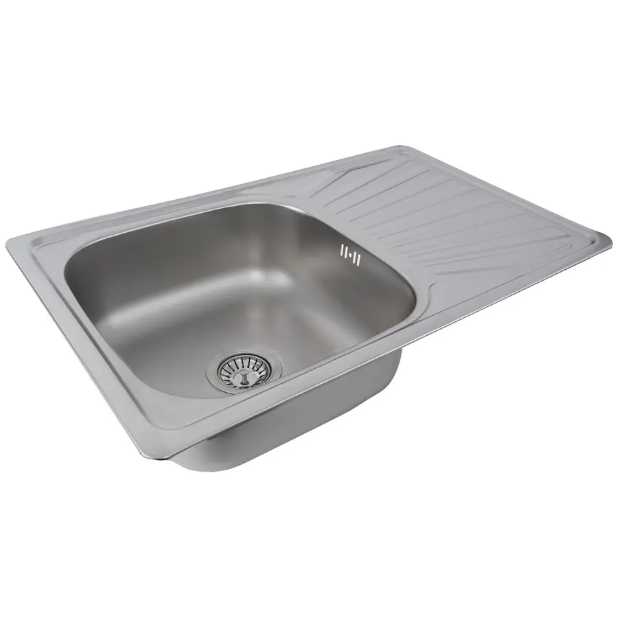 Кухонна мийка з нержавіючої сталі Platinum 7848 САТІН 0,8 / 180