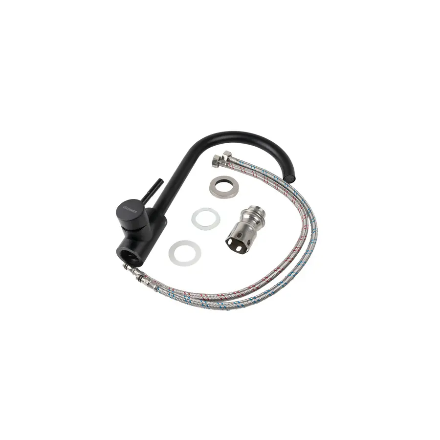 Змішувач кухонний Platinum чорний 3008A MATT BLACK