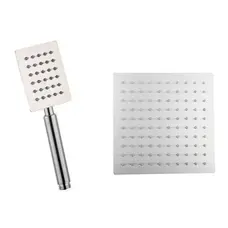 Комплект воронок для тропического душа Platinum 9601, форма квадратная