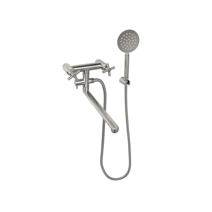 Смеситель на кран-буксах для ванной комнаты Platinum 7044-1