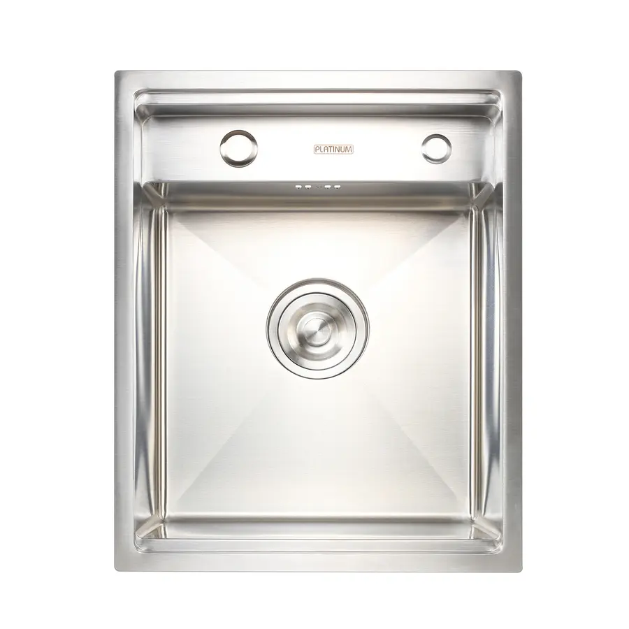 Кухонная скрытая мойка Platinum Handmade 40 * 50/220 смеситель в комплекте