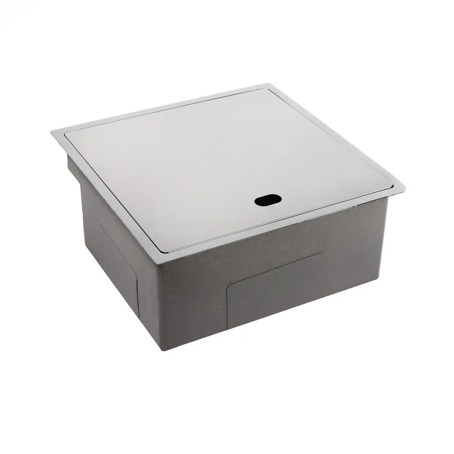 Кухонная скрытая мойка Platinum Handmade 50 * 50/220 смеситель в комплекте