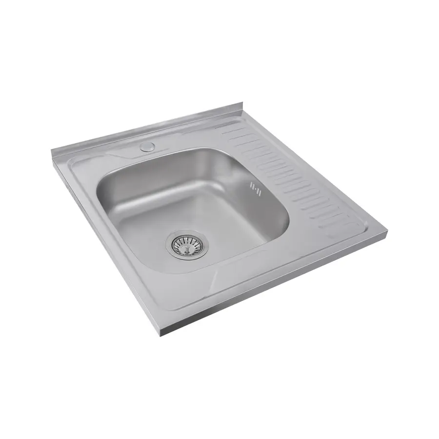 Кухонна мийка з нержавіючої сталі Platinum 6060 L САТИН 0,7 / 160