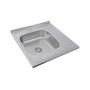 Кухонна мийка з нержавіючої сталі Platinum 6060 L САТИН 0,7 / 160