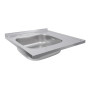 Кухонна мийка з нержавіючої сталі Platinum 6060 L САТИН 0,7 / 160