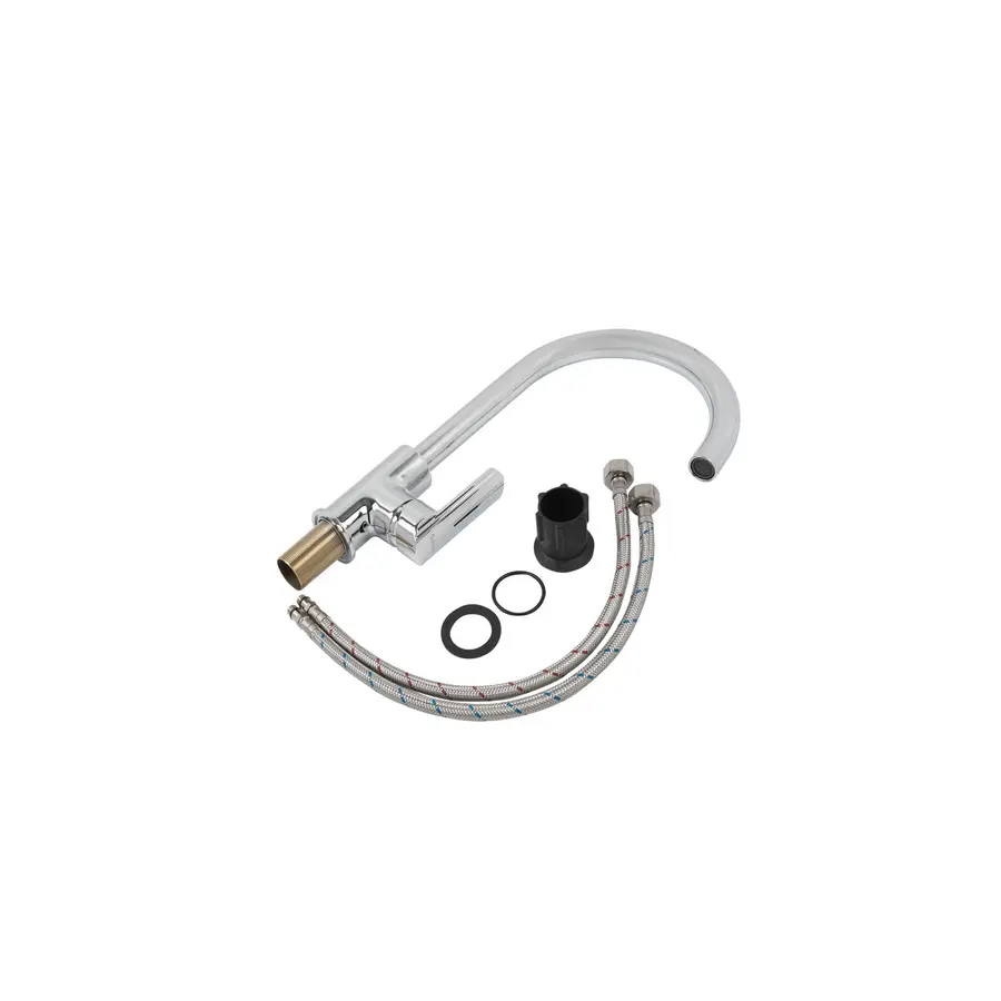 Смеситель кухонный Platinum 4066, латунь