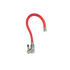 Кухонний змішувач красный Platinum CS 519-1 гнучкий