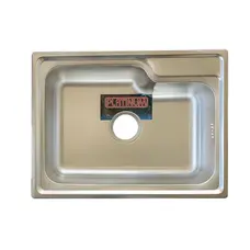 Кухонная мойка из нержавеющей стали Platinum 5845 ДЕКОР 0,8 / 180