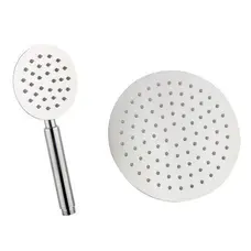 Комплект воронок для тропического душа Platinum 9602, форма закругленная