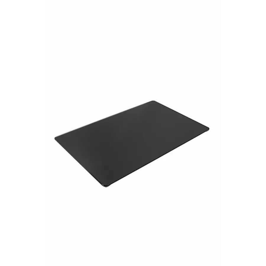 Кухонная разделочная доска Platinum стекло ZP-C6 черная Sanitized®