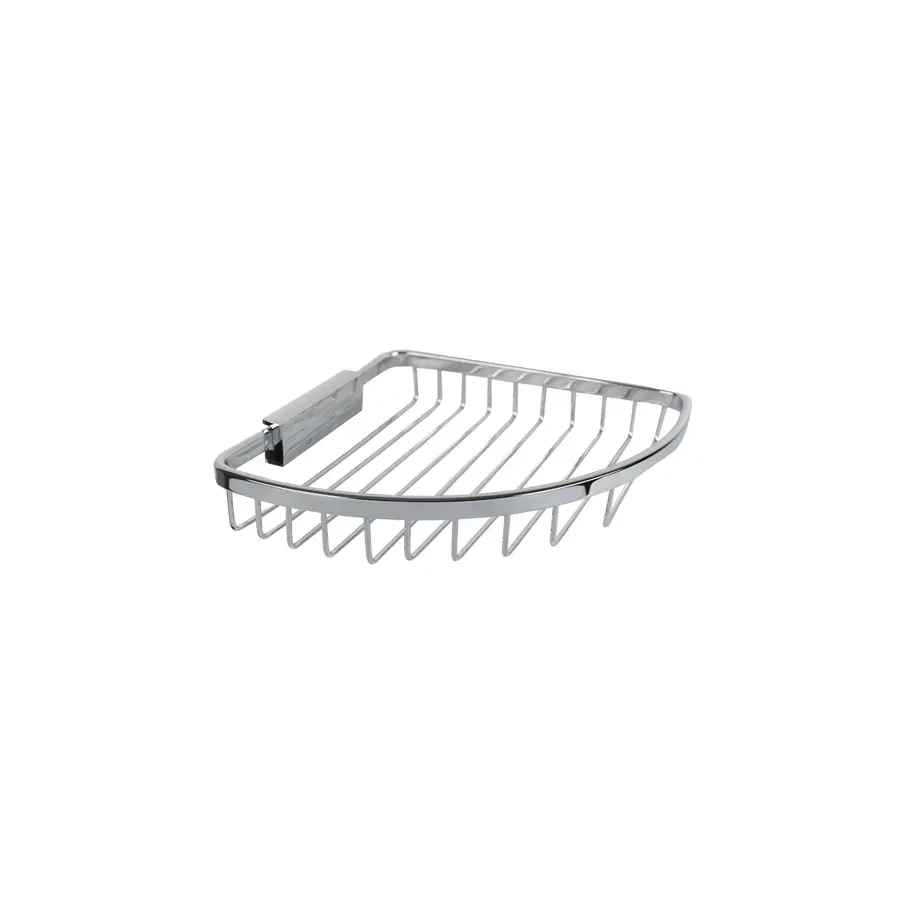 Полочка в ванную угловая 200 * 200мм Germece 343, полированная нержавейка