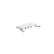 Держатель для зубной принадлежности с крючками Germece 105W, белый цвет