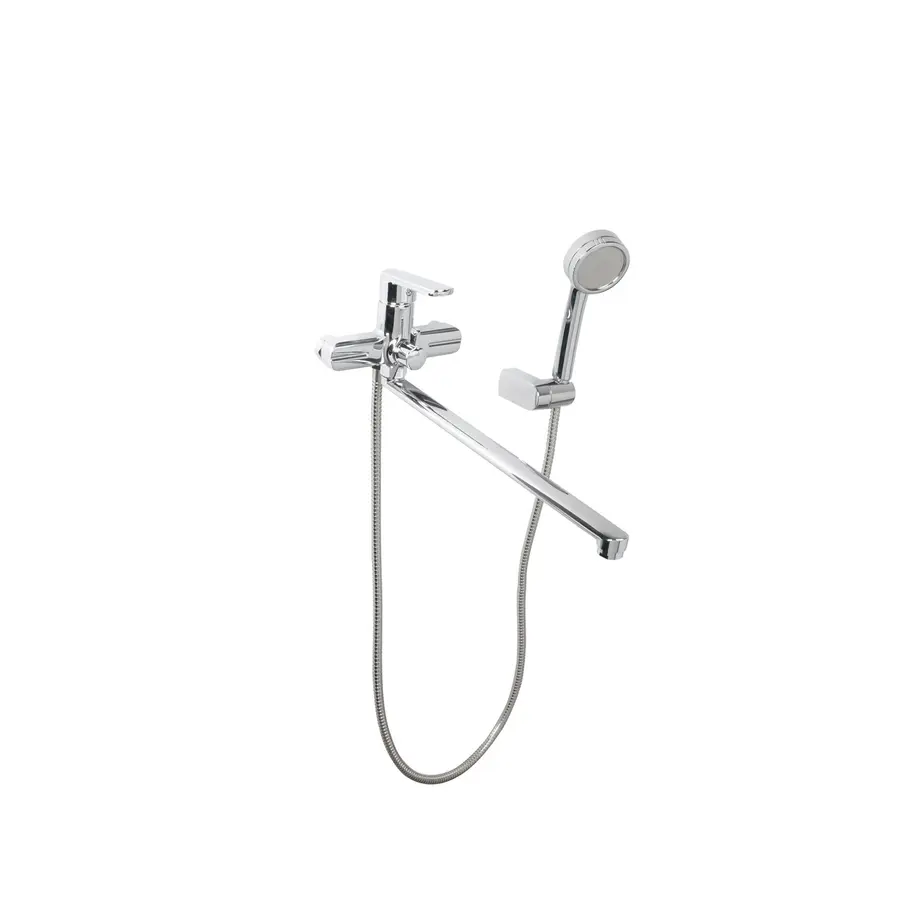 Смеситель для ванной с длинным гусем 40см Germece 2266, латунь