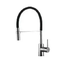 Кухонний змішувач Platinum 6034 BW чорний гнучкий Кухонний змішувач Platinum 6034 BW чорний гнучкий