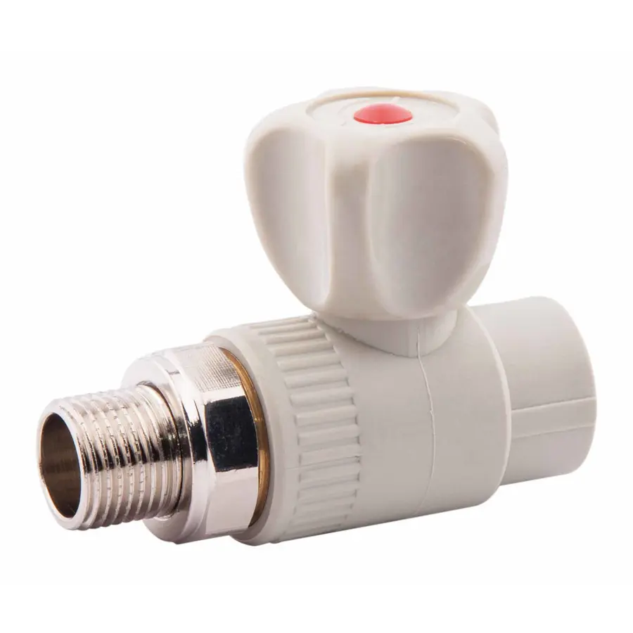 Кран шаровой радиаторный PPR Alfa Plast 25 прямой