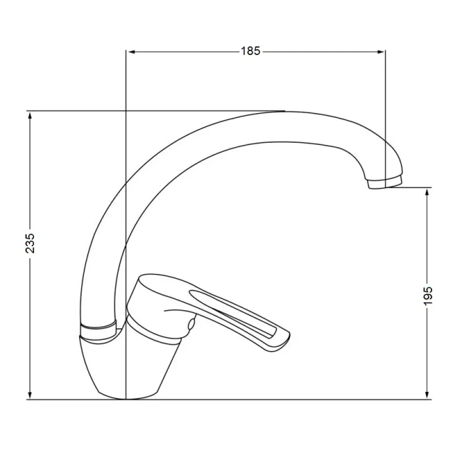 Смеситель для кухни GF (COL) S-04-008F