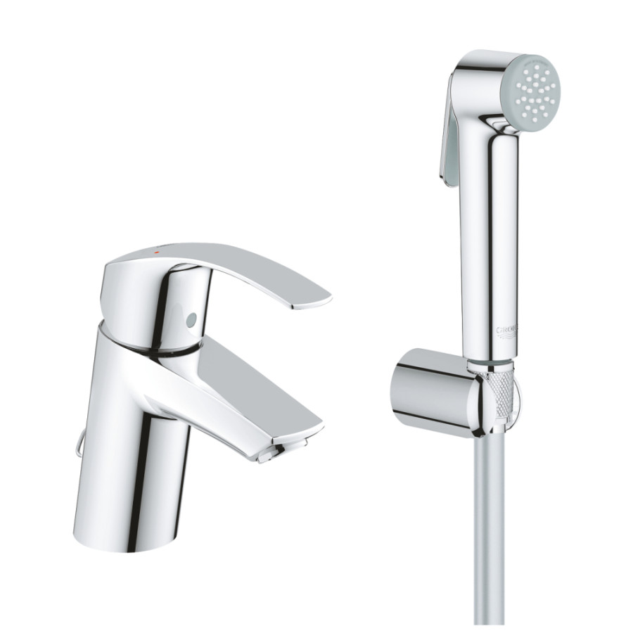 Смеситель для раковины с воронкой Grohe Eurosmart 23124002