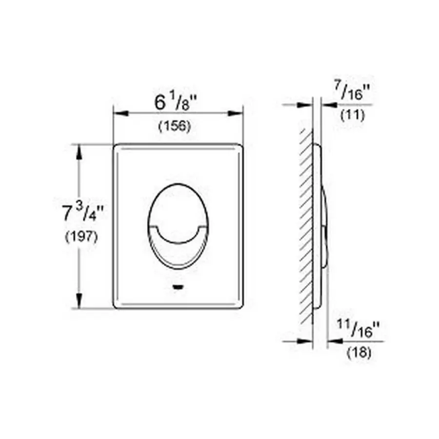 Панель змиву для унітаза Grohe Skate Air 38505000