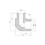 Уголок PPR Thermo Alliance 25, 90 °