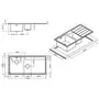 Кухонна мийка Apell Linear Plus LNP1002FRBC Brushed